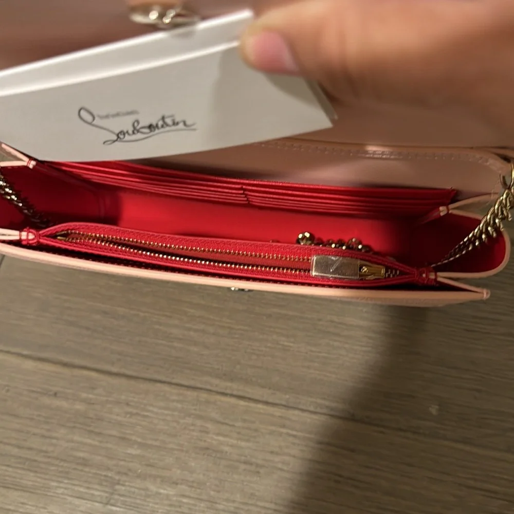 BNIB Louboutin Paloma Paris spike bag with box and dustbag